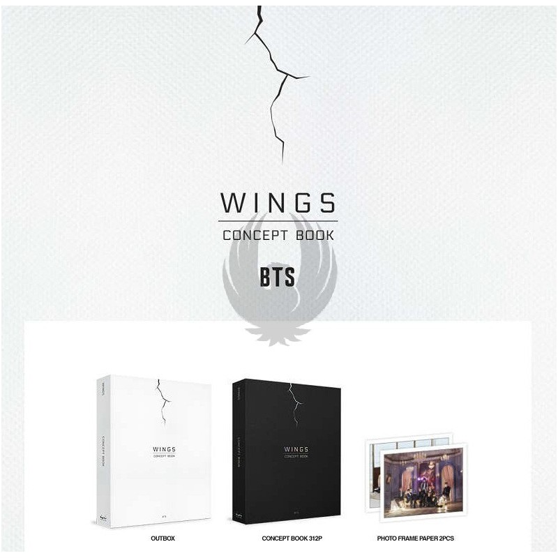 BTS / WINGS CONCEPT BOOK Chunichi Comics