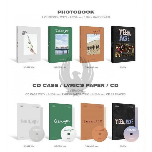 SEVENTEEN - 2º Album TEEN, AGE [Orange Ver.]