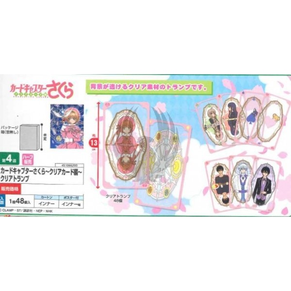 CARD CAPTOR SAKURA CLEAR CARD Poker Cards
