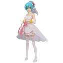 Vocaloid Miku Hatsune White Dress Super Premium Figure