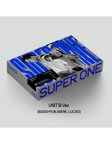 SuperM - 1St Album SUPER ONE [Unit B Ver.(BAEKHYUN, MARK, LUCAS)]
