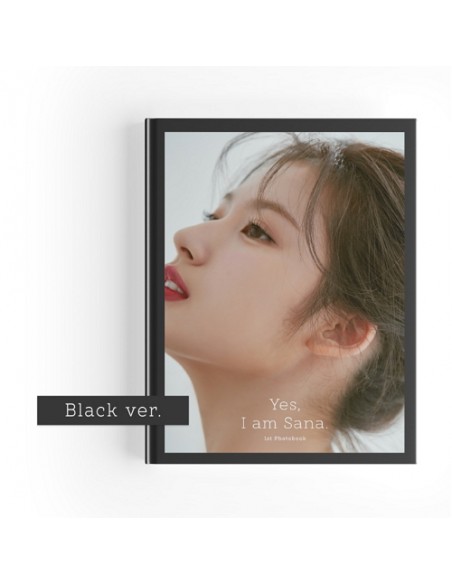 SANA(凑崎纱夏) - Yes, I am Sana. / 1ST PHOTOBOOK [Black Ver.]