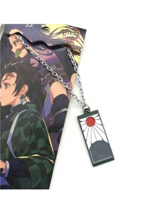 Kimetsu no Yaiba - Colgante Pendiente Tanjiro - Cadena