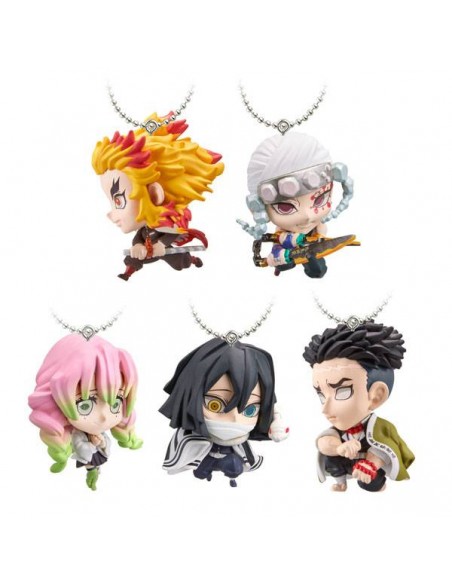 Demon Slayer: Kimetsu no Yaiba Deforme Mascot 4 (SET COMPLETO)