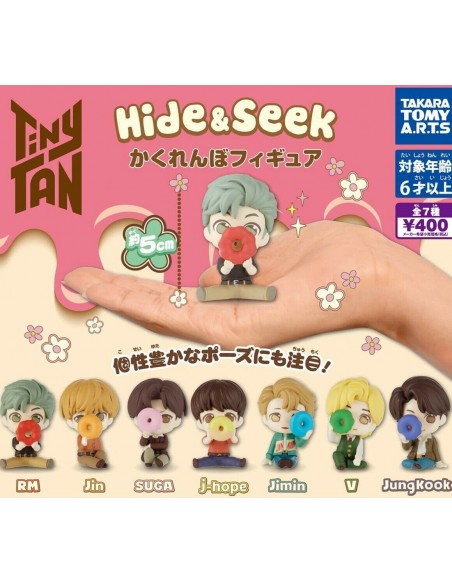 TinyTAN Dynamite Ver. Hide & Seek Figure (SET COMPLETO)