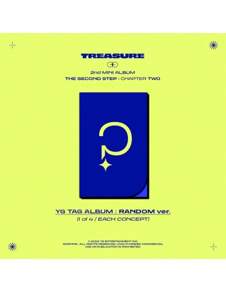 TREASURE - THE SECOND STEP : CHAPTER TWO [YG TAG ALBUM - Random Ver.]
