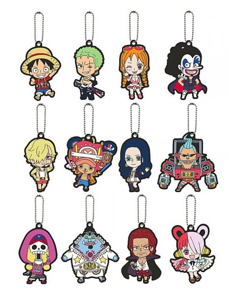 One Piece Film Red Rubber Mascot (Set Completo)