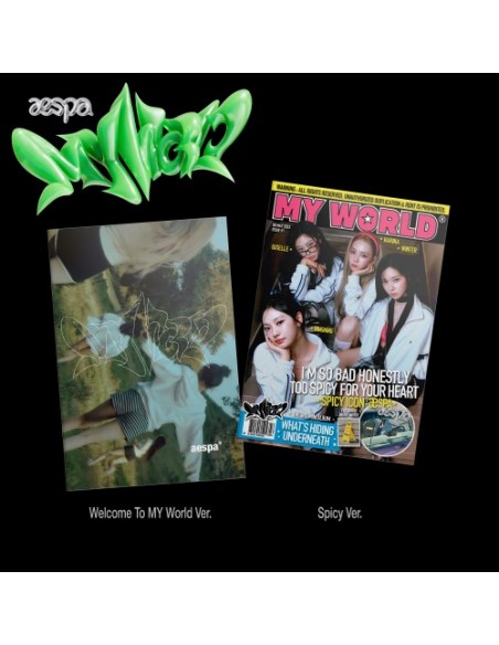 aespa - MY WORLD [Zine Ver. - Random Cover]