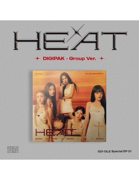 (G)I-DLE - Special Album HEAT [Digipack - Group Ver.]
