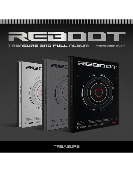 TREASURE - 2nd Full Album [REBOOT] (PHOTOBOOK Random Ver.) + Random Photocard