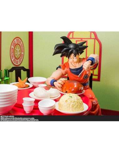 DRAGON BALL Z SH FIGUARTS SON GOKU HARAHACHIBUNME RESTAURANTE SET RE-ISSUE