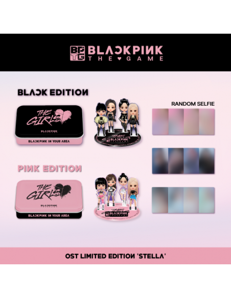 BLACKPINK - THE GAME OST [THE GIRLS] Stella ver. (Black)
