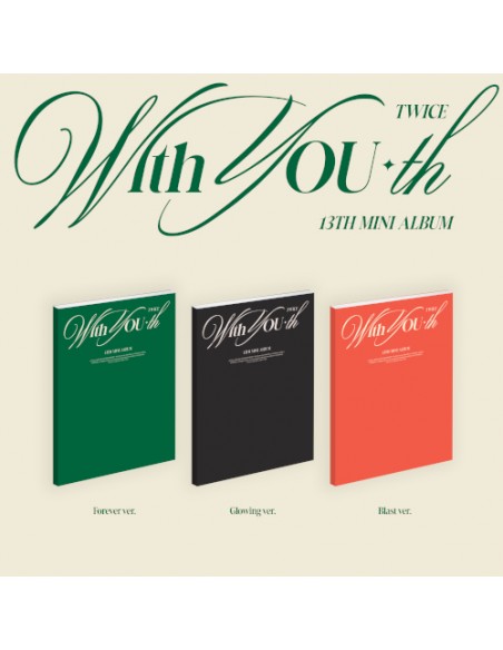 TWICE - With YOU-th [Glowing + Random Photocard (JYP SHOP)]