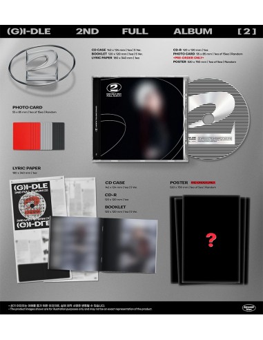 (G)I-DLE 2ND ALBUM '2' (JEWEL Ver.) (Random)
