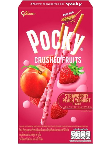 Pocky Crushed Fruits Strawberry Peach Yoghurt | Pocky | Chunichi Cómics