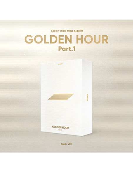 ATEEZ - 10th Mini Album [GOLDEN HOUR  Part.1] (Random Ver.) + Random Photocard (SW)