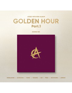 ATEEZ - 10th Mini Album [GOLDEN HOUR Part.1] (Digipak Random VER.)