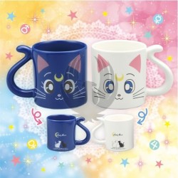 SAILOR MOON  LUNA & ARTEMIS PAIR MUG CUP