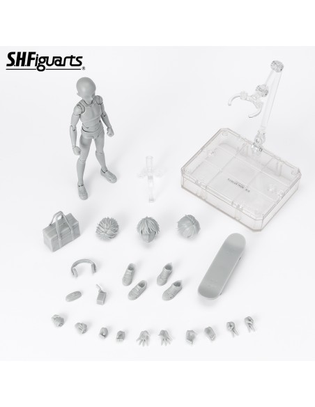 S.H. FIGUARTS HOMBRE -SCHOOL LIFE- EDITION DX SET (GRAY COLOR VER.)