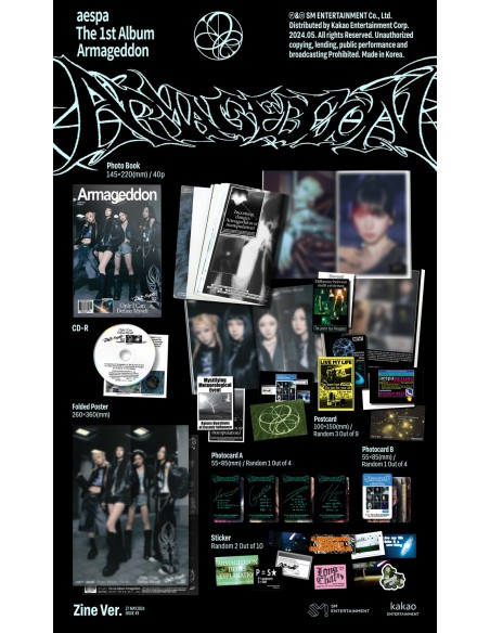 Aespa - Armageddon [Zine Ver.] | Tienda de K-pop Chunichi Cómics