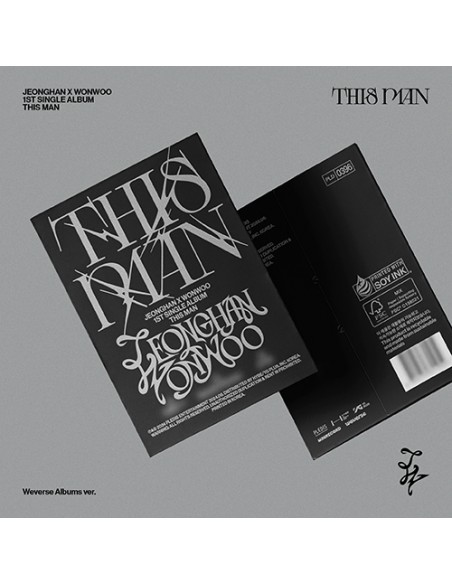 JEONGHAN X WONWOO | THIS MAN [Weverse Albums Ver.] | Tienda de kpop