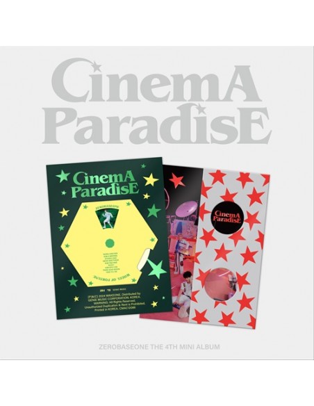 ZEROBASEONE - 4th Mini Album [CINEMA PARADISE] + Random Photocard (wm)