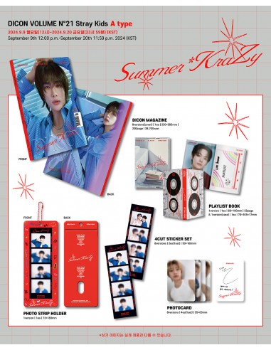 Stray Kids - [DICON VOLUME N°21 STRAY KIDS  A-Summer KraZy] (LEE KNOW VER)