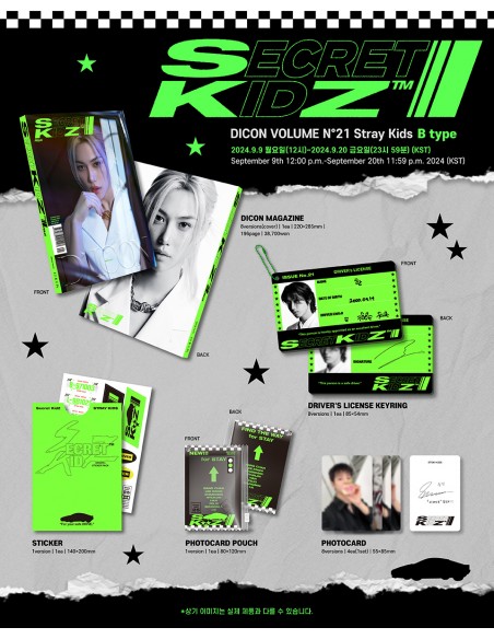 Stray Kids - [DICON VOLUME N°21 STRAY KIDS  B-SECRET KIDZ] (CHANGBIN VER)