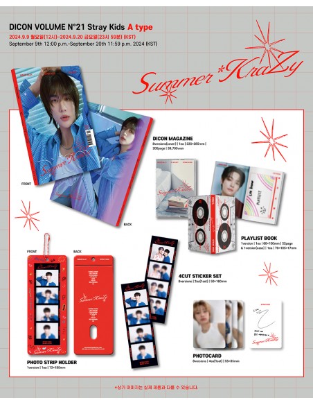 Stray Kids - [DICON VOLUME N°21 STRAY KIDS  A-Summer KraZy] (BANG CHAN VER)