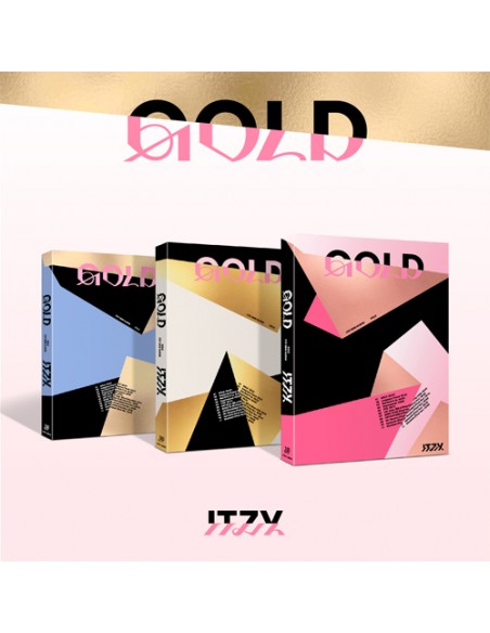 ITZY - [GOLD] (STANDARD VER.) (3types Random ver.) + Random Photocard (BDM)