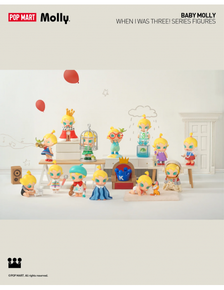 POP MART - BABY MOLLY When I Was Three Series Figures