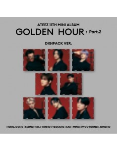 ATEEZ - GOLDEN HOUR : Part.2 [Digipack Ver. - Random Cover] hello82