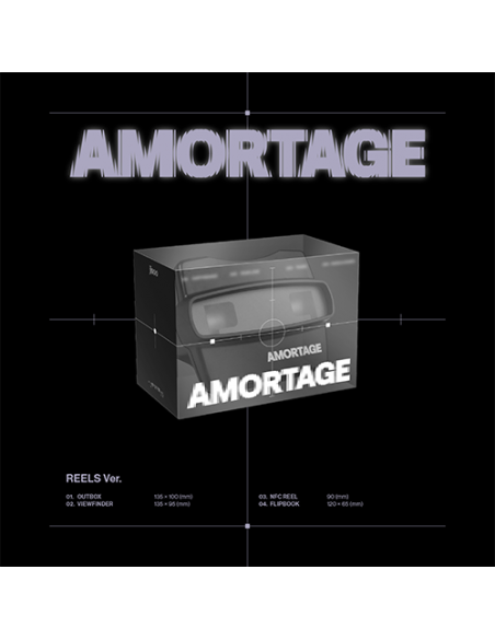 JISOO AMORTAGE REELS Ver. NFC | Miniálbum K-Pop