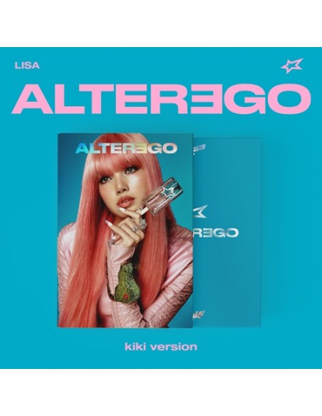LISA - Alter Ego [Photobook kiki Ver.] + Random Photocard (KPOP MERCH)