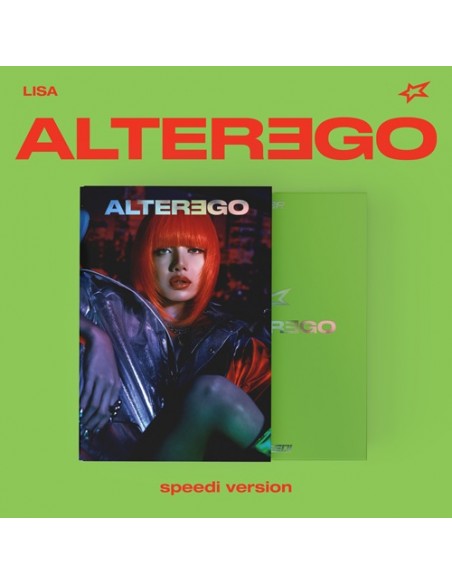 LISA - Alter Ego [Photobook speedi Ver.] + Random Photocard (KPOP MERCH)