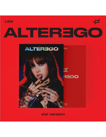 LISA - Alter Ego [Photobook vixi Ver.] + Random Photocard (KPOP MERCH)