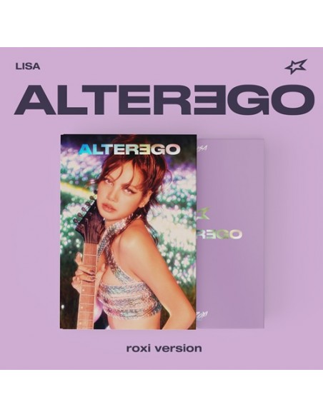 LISA - Alter Ego [Photobook roxi Ver.] + Random Photocard (KPOP MERCH)