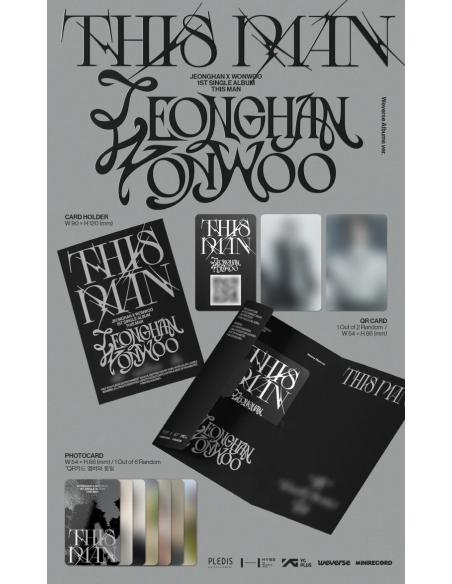 JEONGHAN X WONWOO - THIS MAN [Weverse Albums Ver.] + Weverse Gift (WS)