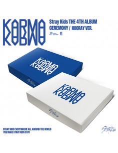 Stray Kids - 4th Album KARMA [Ceremony Ver. / Hooray Ver. - Random Cover] + Random Photocard (SW)