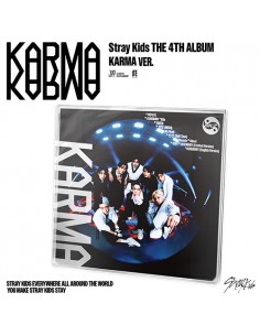 Stray Kids - 4th Album KARMA [Karma Ver.] + Random Photocard (BDM)