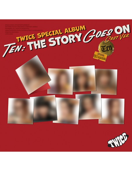 TWICE - TEN: The Story Goes On [Cast Ver. - Random Cover]