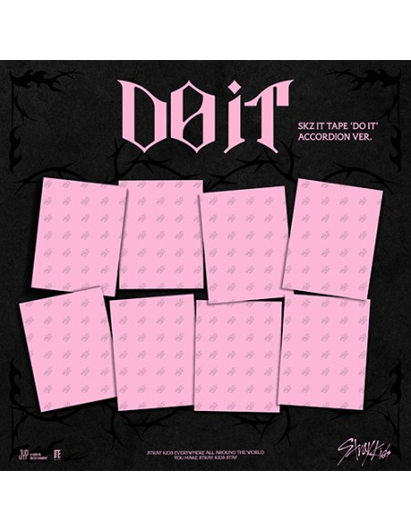Stray Kids - SKZ IT TAPE ‘DO IT’ [Accordion Ver. - Random Cover] + Random Photocard (Fan Shop))