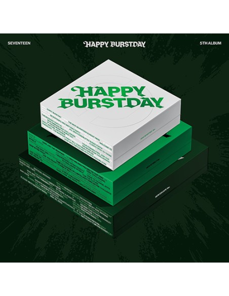 SEVENTEEN - 5th Album 'HAPPY BURSTDAY' (3 Types Random ver)