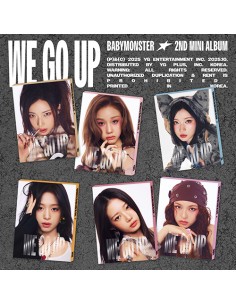 BABYMONSTER - 2nd MINI ALBUM [WE GO UP] (PATTERN Ver.) (6types Random Ver.)