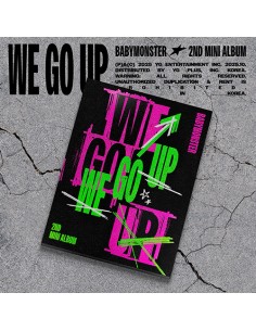 BABYMONSTER - 2nd MINI ALBUM [WE GO UP] (UP Ver.) + Random 2 Photocards (KNPOPS)