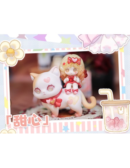 Sweet Emilya Cat Moni By Your Side Series Trading Figures