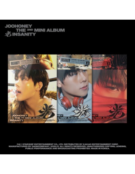 JOOHONEY - INSTANITY - (3Types Random)