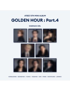 ATEEZ GOLDEN HOUR Part.4 Digipack hello82 Exclusive