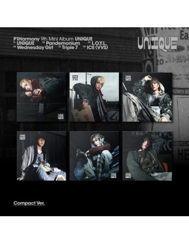 P1Harmony UNIQUE Member Compact Europe Exclusive | K-Pop