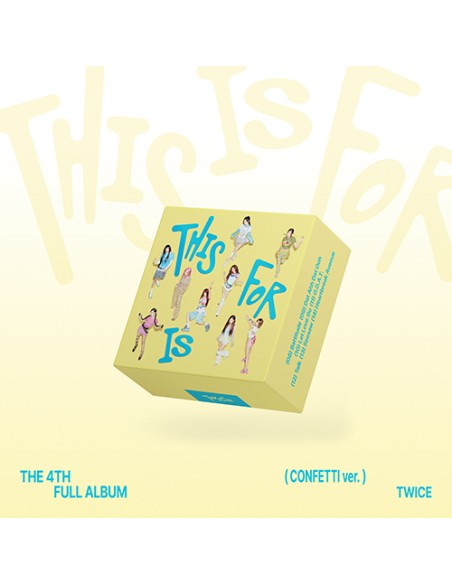 TWICE - THIS IS FOR [CONFETTI Ver.] 14th Mini Album Special Edition
